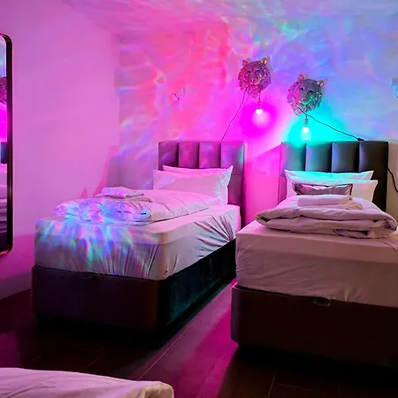 Tropical Island 23c - Seesicht - Massage - Bbq - Billiard - Trambolin - Tischkicker - Penthouse - Parkplatz 度假居 厄赫宁根