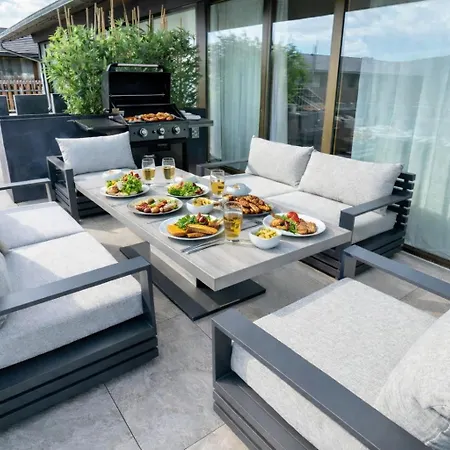 Tropical Island 23c - Seesicht - Massage - Bbq - Billiard - Trambolin - Tischkicker - Penthouse - Parkplatz 度假居